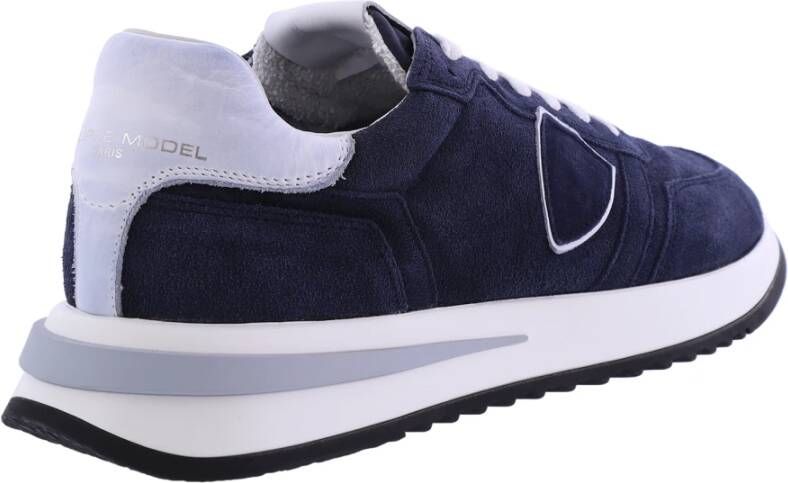 Philippe Model Tropez 2.1 Low Man Synthetische Schoenen Blauw Heren