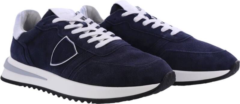 Philippe Model Tropez 2.1 Low Man Synthetische Schoenen Blauw Heren