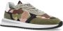 Philippe Model Tropez 2.1 Camouflage Militaire Rose Sneakers Groen Dames - Thumbnail 13