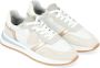 Philippe Model Tropez 2.1 Mondial Sneaker in wit met platina details White Dames - Thumbnail 3