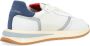 Philippe Model Tropez 2.1 Wit Blauw Rood Sneaker White Heren - Thumbnail 4