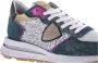 Philippe Model Glamoureuze Tropez Haute Sneakers voor Vrouwen Groen Dames - Thumbnail 2