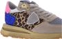 Philippe Model Beige Sneakers met Vintage-geïnspireerd Ontwerp Multicolor Dames - Thumbnail 4