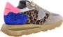 Philippe Model Beige Sneakers met Vintage-geïnspireerd Ontwerp Multicolor Dames - Thumbnail 5