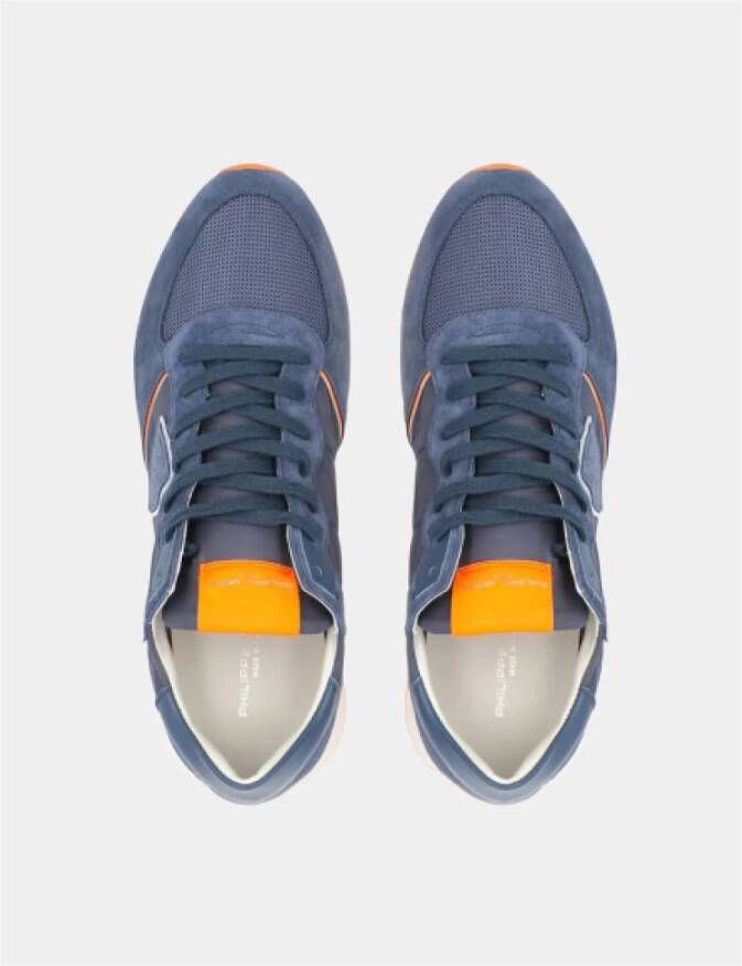 Philippe Model Tropez Leren Sneakers Multicolor Heren