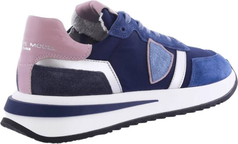 Philippe Model Tropez Sneaker Blauw Nude Multicolor Dames