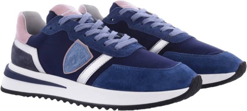 Philippe Model Tropez Sneaker Blauw Nude Multicolor Dames