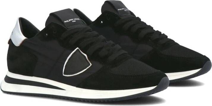 Philippe Model Trpx Basic Noir Argent Sportschoenen Zwart Dames