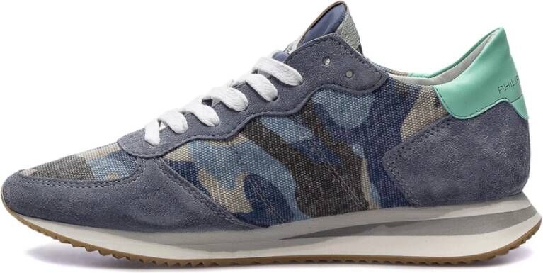 Philippe Model Trpx camouflage neon Blauw Dames