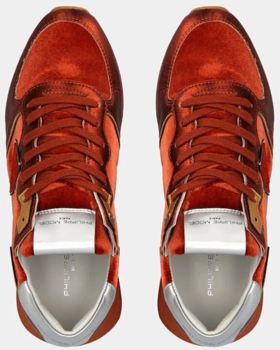 Philippe Model Trpx Lage Damessneakers Oranje Dames