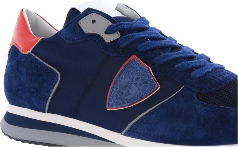 Philippe Model Stijlvolle lage sneakers voor heren Blauw Heren