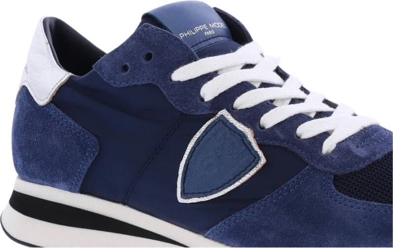 Philippe Model Upgrade je Sneakercollectie met Stijlvolle Trpx Low Woman Sneakers Blauw Dames