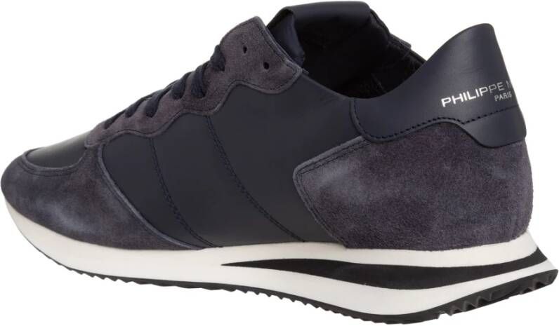 Philippe Model Trpx Veterschoenen Blauw Heren