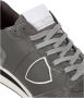 Philippe Model Sneakers Tzlu 6003 Tropez Charbon Grijs Heren - Thumbnail 12