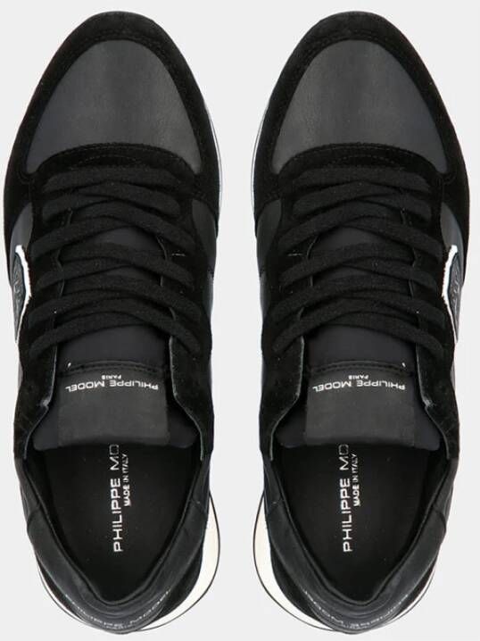 Philippe Model Sneakers met golvende zool Zwart Dames