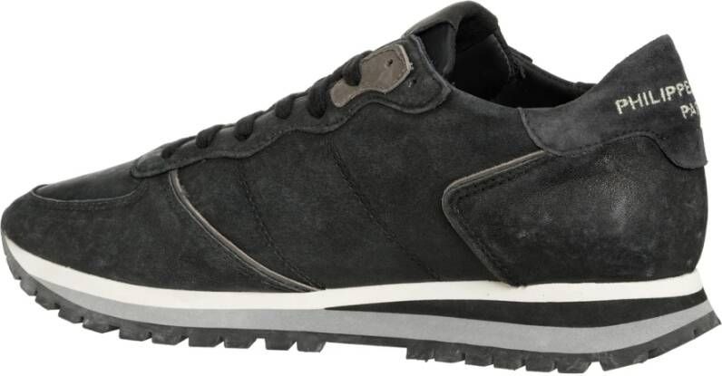 Philippe Model Trpx Vetersluiting Sneakers Zwart Heren