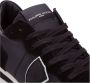 Philippe Model Retro Urban Hardloopschoen Zwart Black Heren - Thumbnail 9