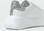 Philippe Model Logo Sneakers met Leren Bovenwerk en Rubberen Zool White Dames - Thumbnail 6