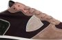 Philippe Model Burgundy Pink Nylon Leren Sneakers voor Dames Multicolor Dames - Thumbnail 8
