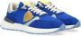 Philippe Model Vintage Blauwe Lage Sneaker Blue Heren - Thumbnail 2