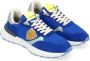 Philippe Model Vintage Blauwe Lage Sneaker Blue Heren - Thumbnail 3