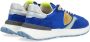 Philippe Model Vintage Blauwe Lage Sneaker Blue Heren - Thumbnail 4