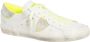 Philippe Model Vintage Distressed Lace-Up Sneakers White Heren - Thumbnail 4