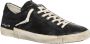 Philippe Model Zwarte leren sneakers moderne stijl Black Heren - Thumbnail 9