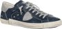 Philippe Model Lage Sneakers met Vernielde Details Blue Heren - Thumbnail 9