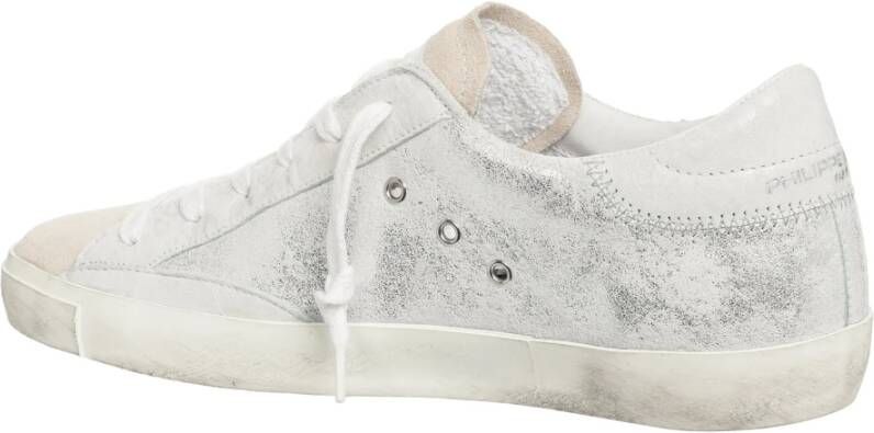 Philippe Model Vintage Distressed Veterschoenen Gray Dames