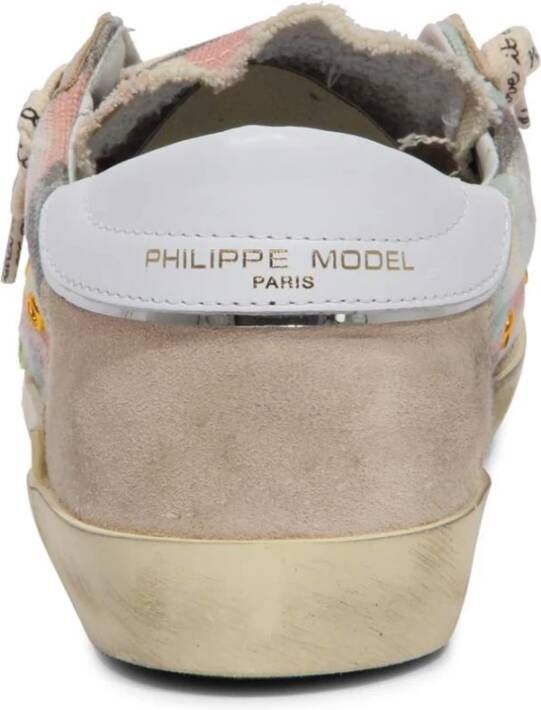 Philippe Model Vintage Effect Lage Top Camouflage Schoenen