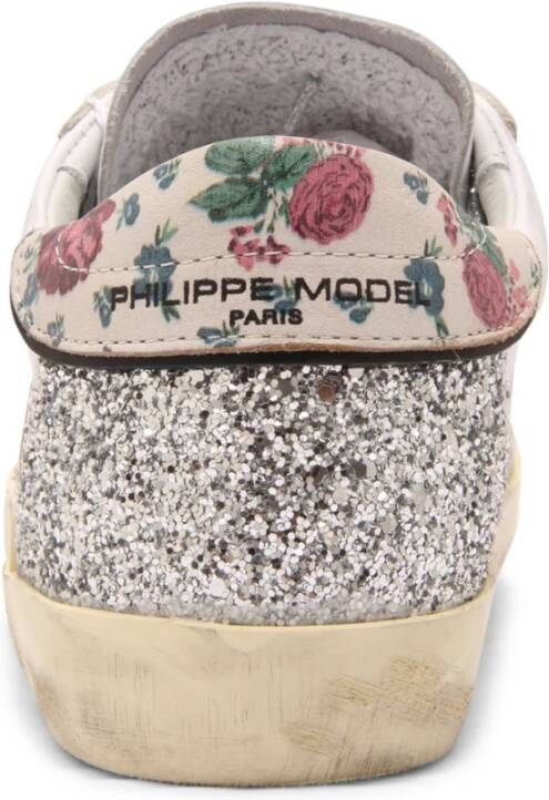 Philippe Model Vintage Effect Lage Top Glitter Schoenen