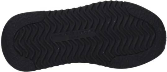 Philippe Model Vintage Effect Stoffen Sneakers met Logo's