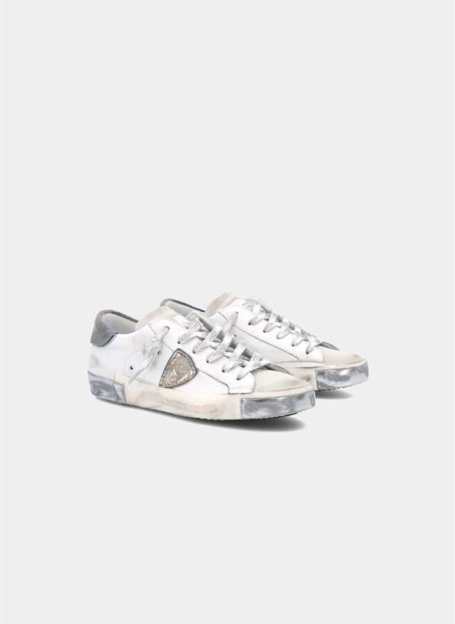 Philippe Model Vintage Lage Damessneakers Paris Wit Dames