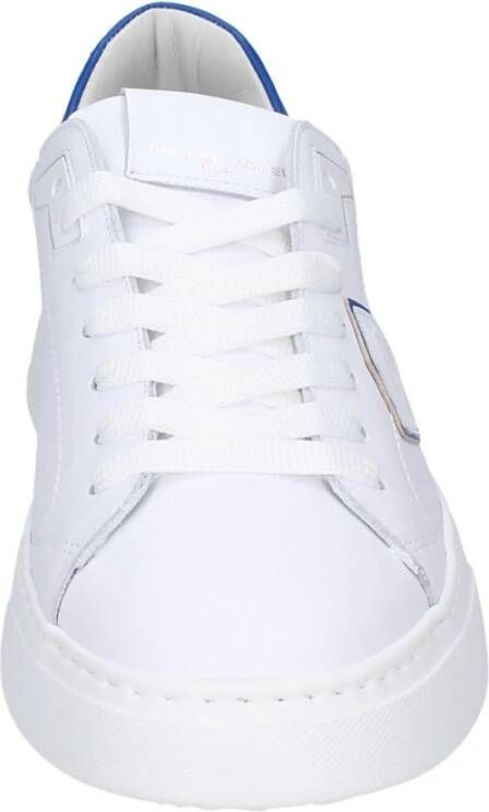 Philippe Model Vintage Leren Heren Sneakers White Heren