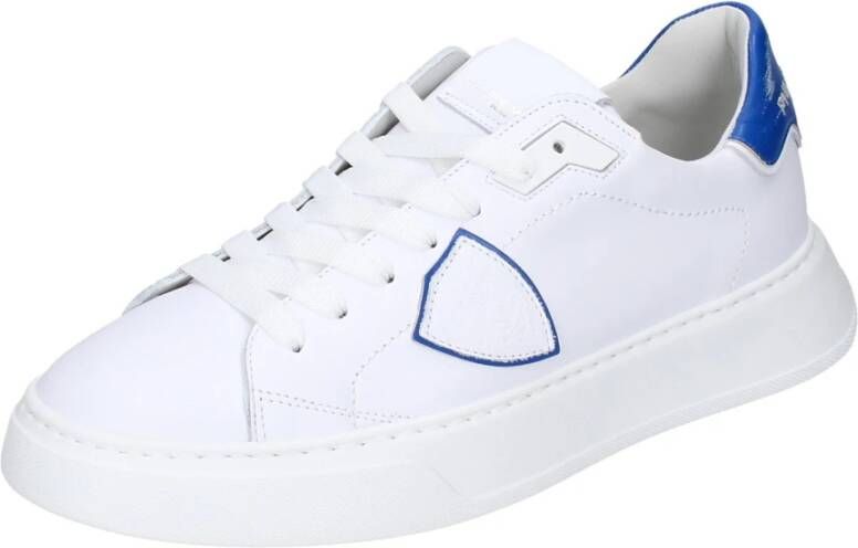 Philippe Model Vintage Leren Heren Sneakers White Heren