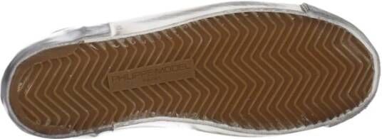 Philippe Model Vintage Leren Sneakers met Logo Detail