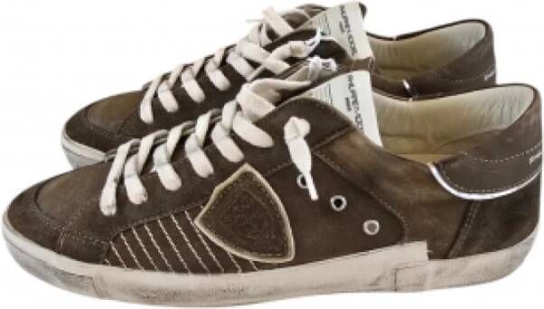 Philippe Model Vintage leren sneakers Paris Low