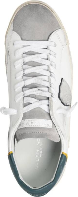 Philippe Model Vintage Multikleur Sneakers White Heren
