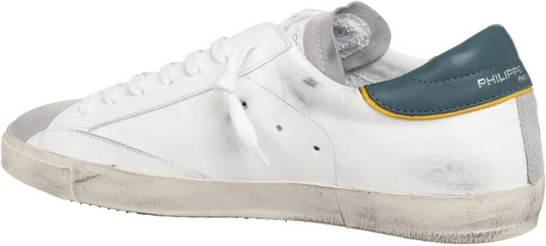 Philippe Model Vintage Multikleur Sneakers White Heren