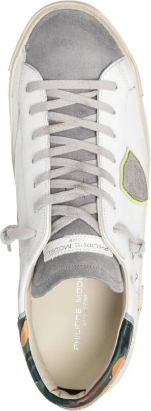 Philippe Model Vintage Multikleur Sneakers White Heren