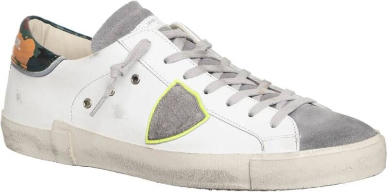 Philippe Model Vintage Multikleur Sneakers White Heren