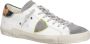 Philippe Model Witte Tennissneakers met Neon Piping White Heren - Thumbnail 15