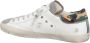 Philippe Model Witte Tennissneakers met Neon Piping White Heren - Thumbnail 4