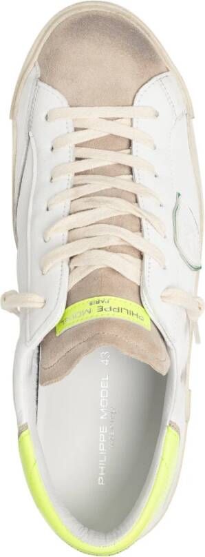Philippe Model Vintage Multikleur Sneakers White Heren