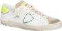 Philippe Model Vintage Skate Sneakers Wit Geel White Heren - Thumbnail 3