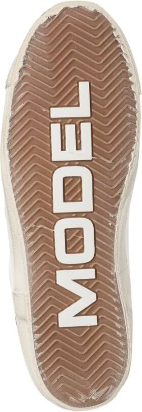 Philippe Model Vintage Multikleur Sneakers White Heren