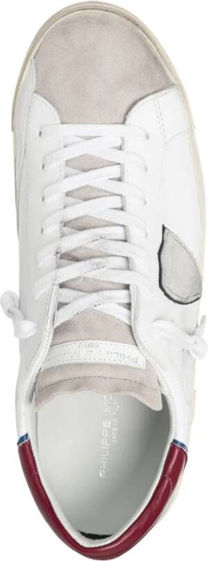 Philippe Model Vintage Multikleur Veterschoenen White Heren