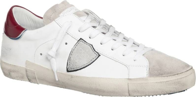 Philippe Model Vintage Multikleur Veterschoenen White Heren