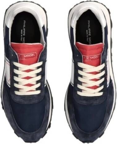 Philippe Model Vintage Pop Blauw Wit Schoenen Blue Heren